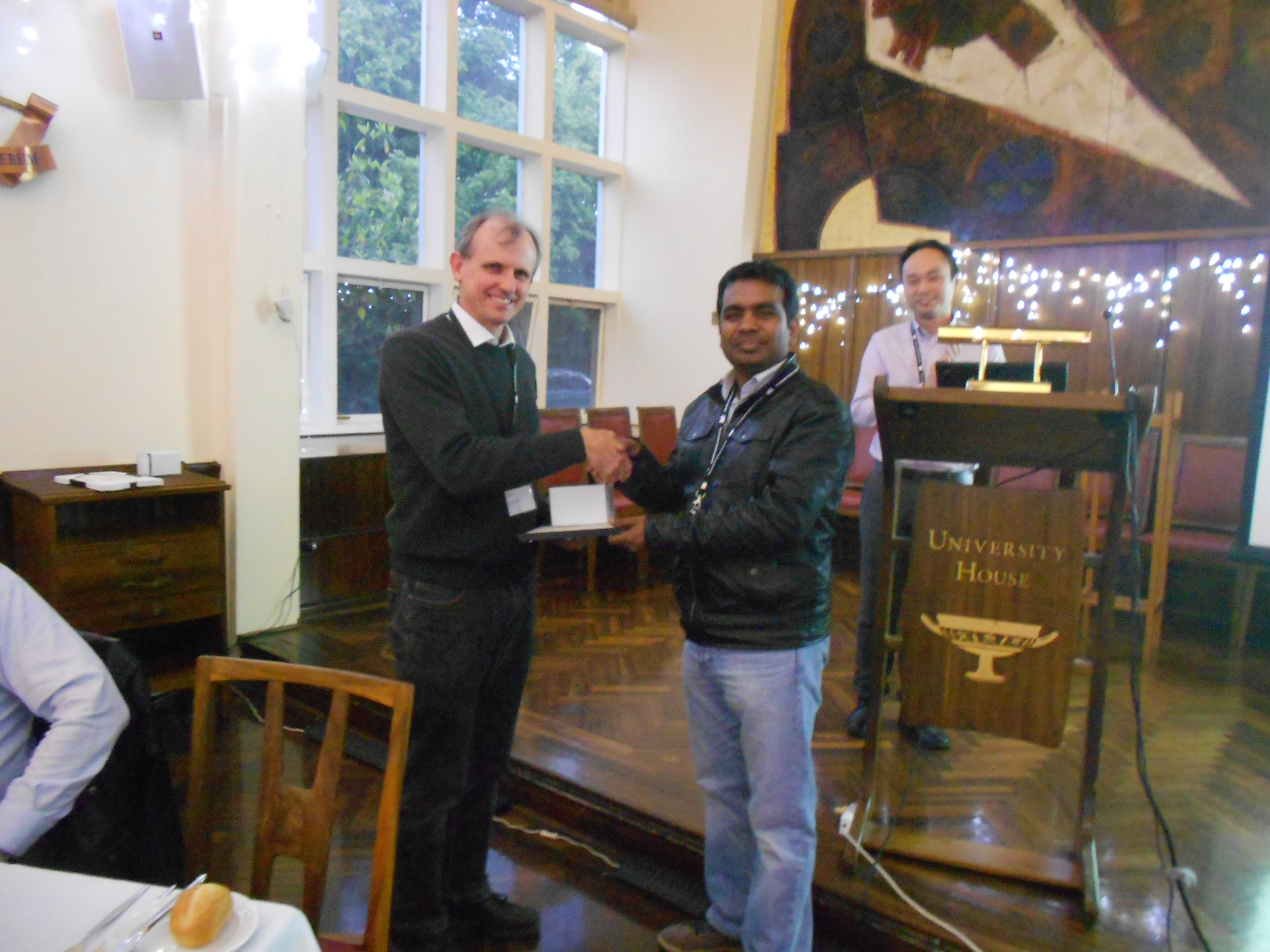 I am receiving the best paper award for our paper (with Zahid Islam) at AusDM 2013